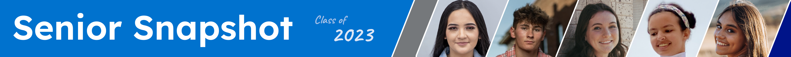 Senior Snapshot Class of 2023 banner graphic