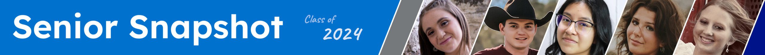 Senior Snapshot Class of 2024 banner graphic
